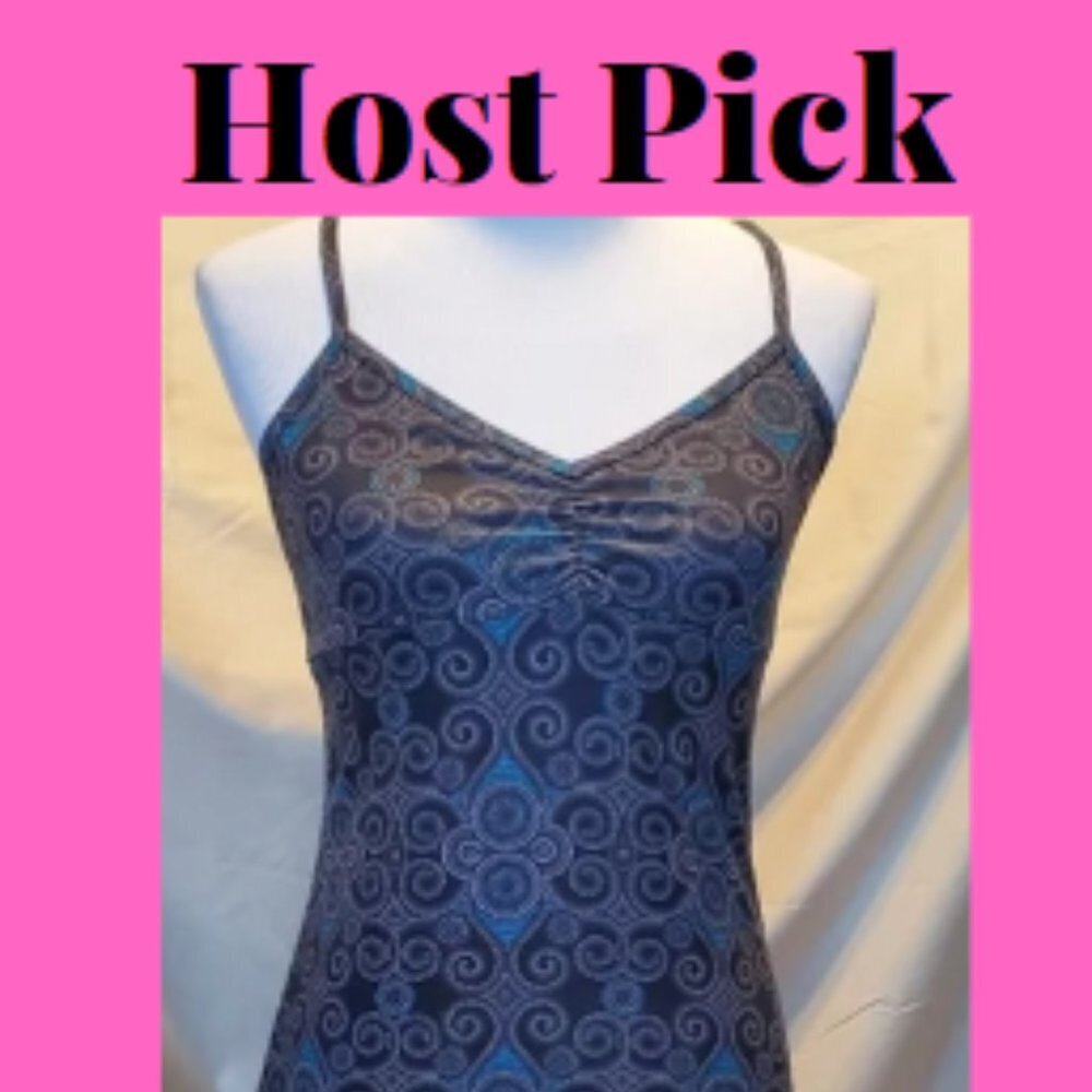 PrAna Midi Dress w/Detailed Back SZ Small